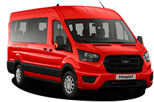 Car Hire Daventry - Ford Minibus with Seating for 15 - Minibus hire Daventry