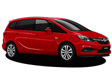 Car Hire Daventry - Vauxhall Zafira 7-Seater - Minibus hire Daventry